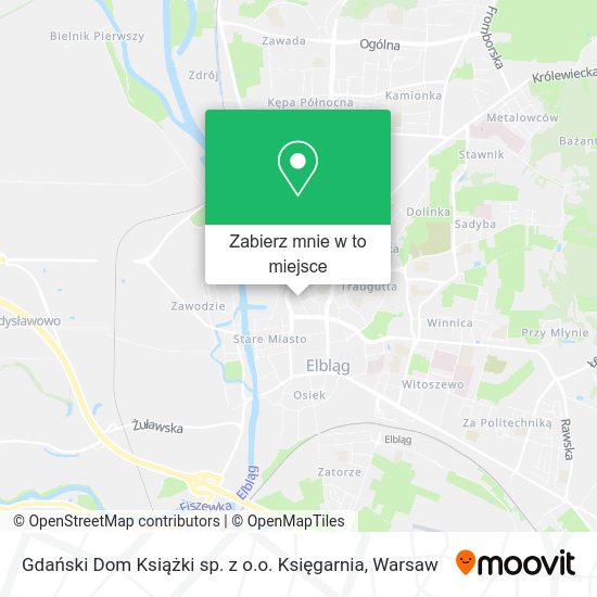 Mapa Gdański Dom Książki sp. z o.o. Księgarnia