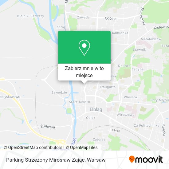 Mapa Parking Strzeżony Mirosław Zając