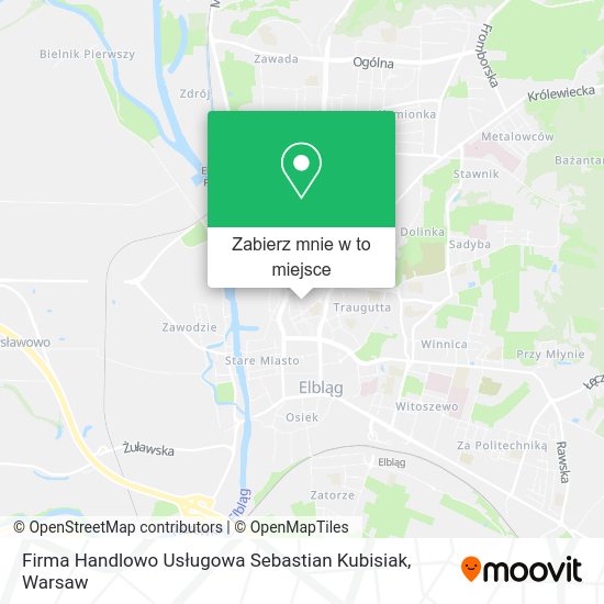 Mapa Firma Handlowo Usługowa Sebastian Kubisiak