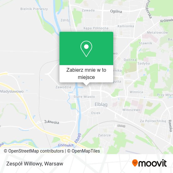 Mapa Zespół Willowy