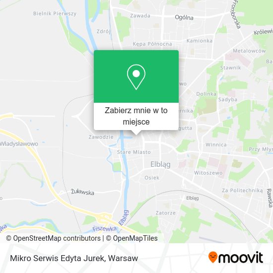 Mapa Mikro Serwis Edyta Jurek