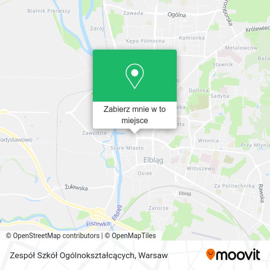 Mapa Zespół Szkół Ogólnokształcących