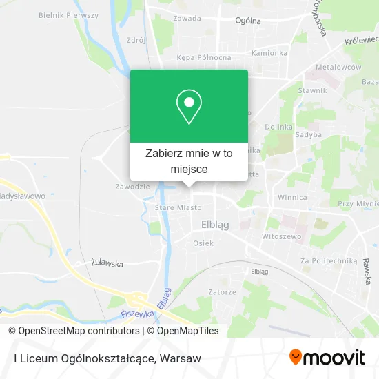 Mapa I Liceum Ogólnokształcące