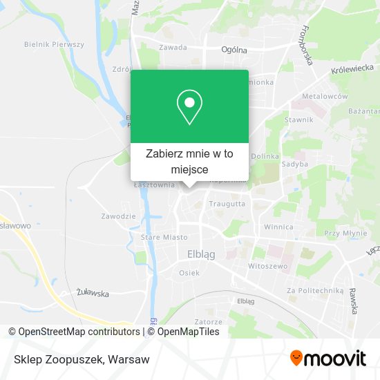 Mapa Sklep Zoopuszek