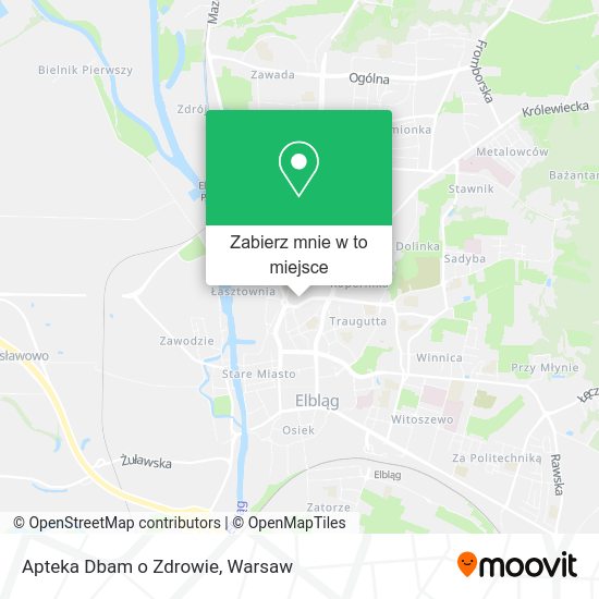 Mapa Apteka Dbam o Zdrowie