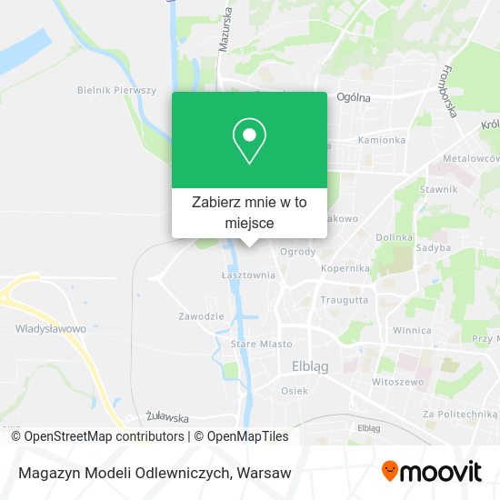 Mapa Magazyn Modeli Odlewniczych