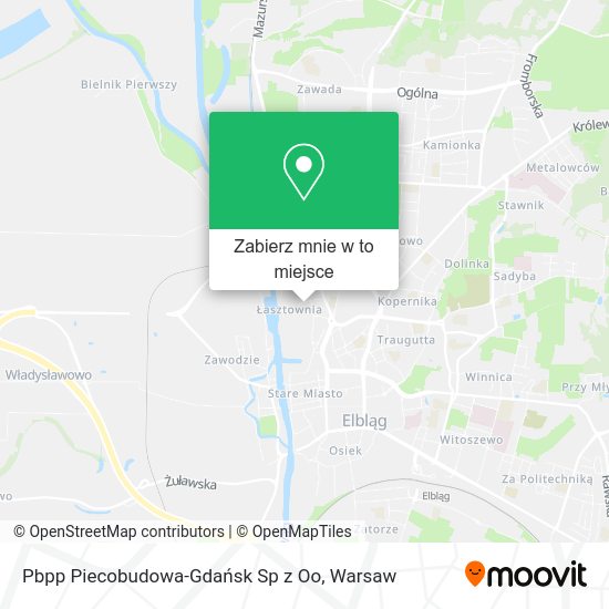 Mapa Pbpp Piecobudowa-Gdańsk Sp z Oo