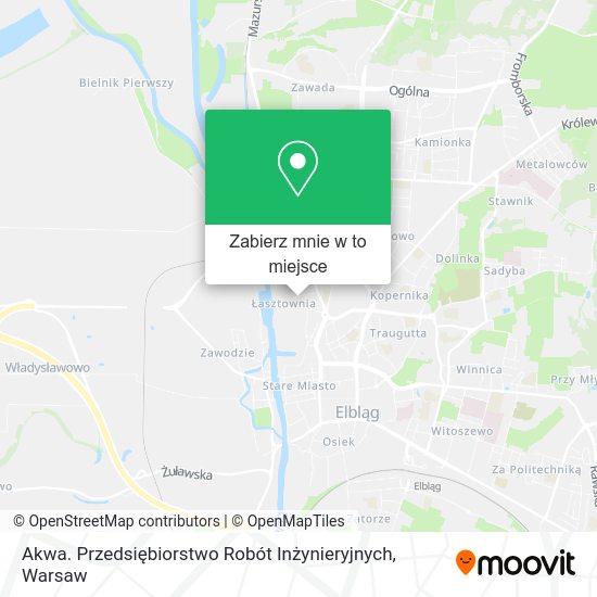 Mapa Akwa. Przedsiębiorstwo Robót Inżynieryjnych