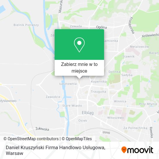 Mapa Daniel Kruszyński Firma Handlowo Usługowa