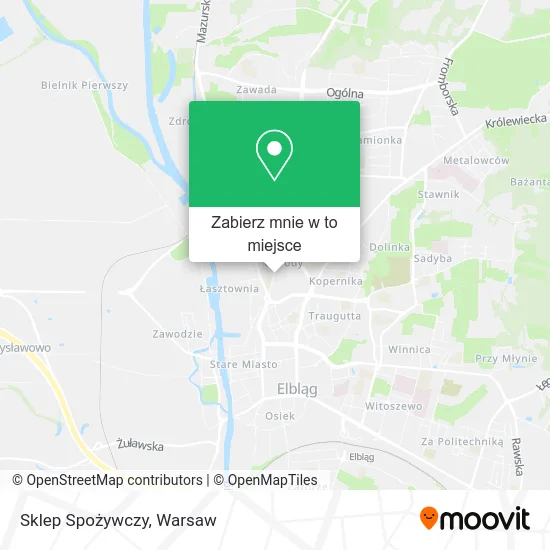 Mapa Sklep Spożywczy