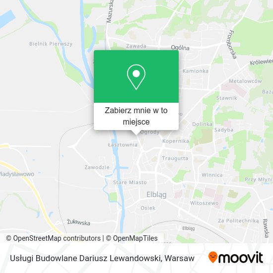 Mapa Usługi Budowlane Dariusz Lewandowski