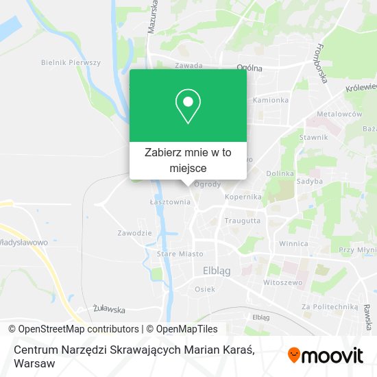 Mapa Centrum Narzędzi Skrawających Marian Karaś