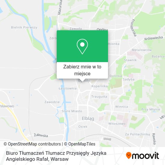 Mapa Biuro Tłumaczeń Tłumacz Przysięgły Języka Angielskiego Rafał