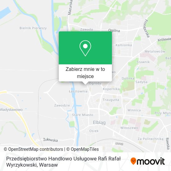 Mapa Przedsiębiorstwo Handlowo Usługowe Rafi Rafał Wyrzykowski