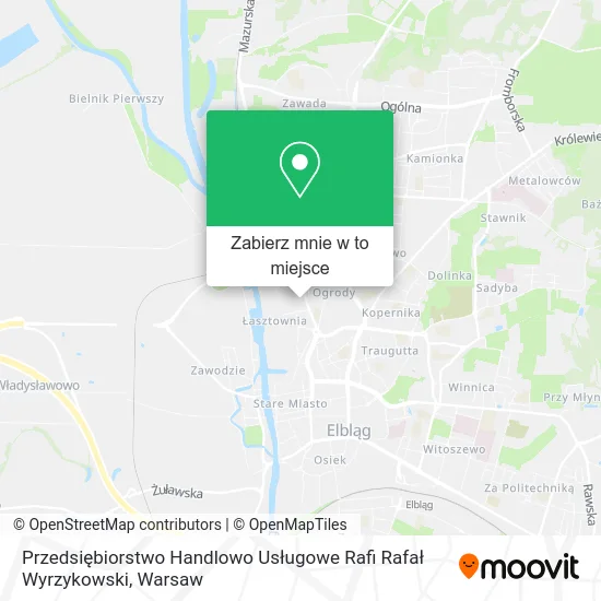 Mapa Przedsiębiorstwo Handlowo Usługowe Rafi Rafał Wyrzykowski