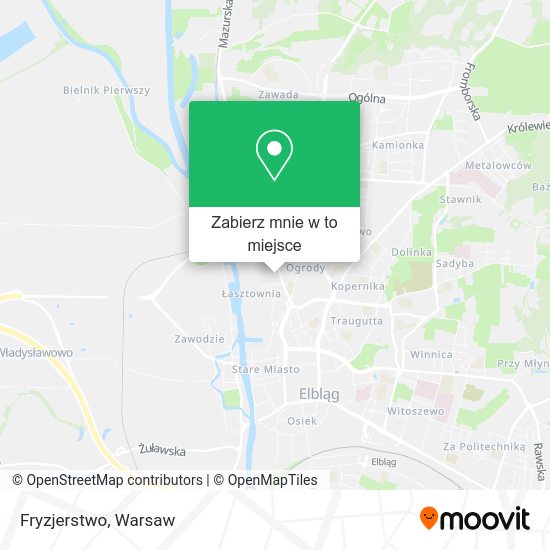 Mapa Fryzjerstwo