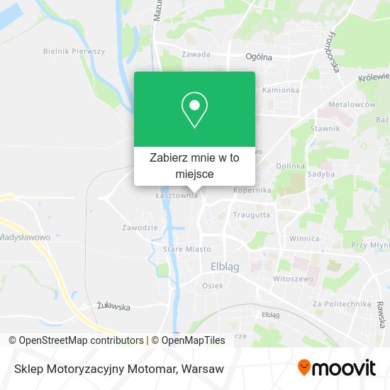 Mapa Sklep Motoryzacyjny Motomar