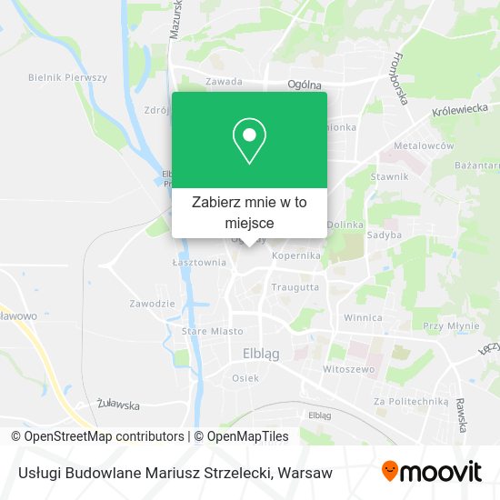 Mapa Usługi Budowlane Mariusz Strzelecki