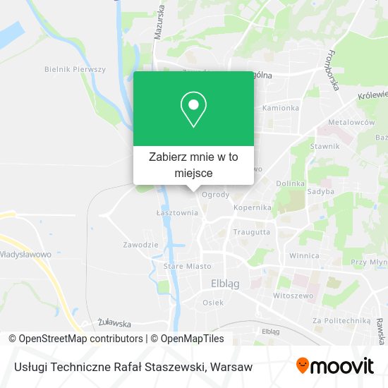 Mapa Usługi Techniczne Rafał Staszewski