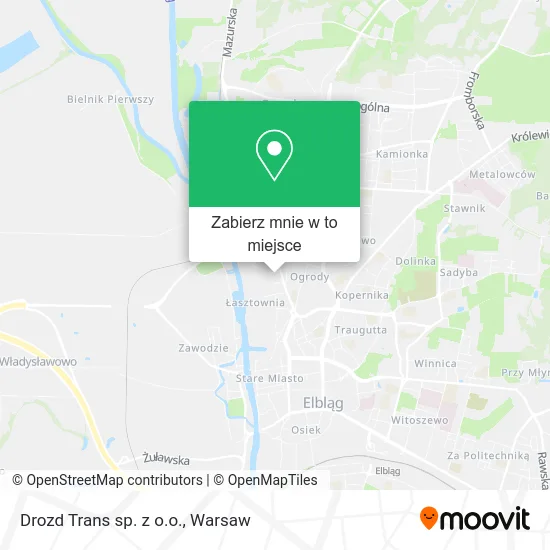 Mapa Drozd Trans sp. z o.o.