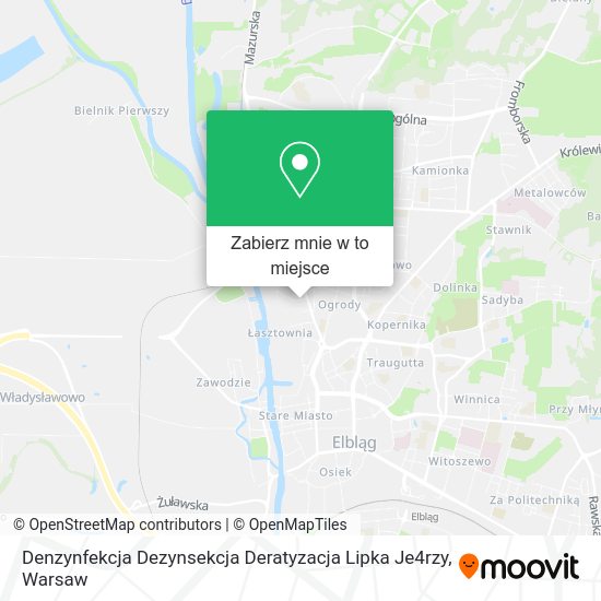 Mapa Denzynfekcja Dezynsekcja Deratyzacja Lipka Je4rzy