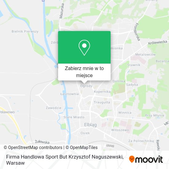 Mapa Firma Handlowa Sport But Krzysztof Naguszewski