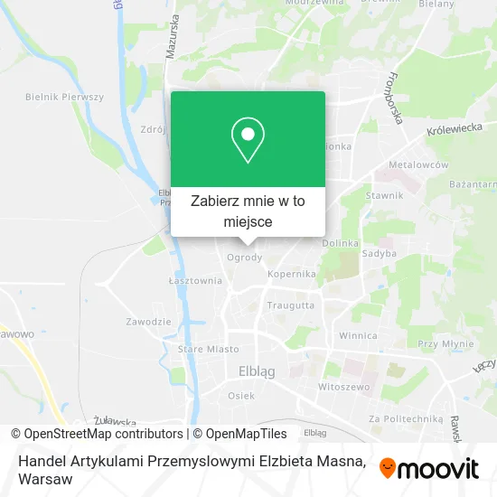 Mapa Handel Artykulami Przemyslowymi Elzbieta Masna