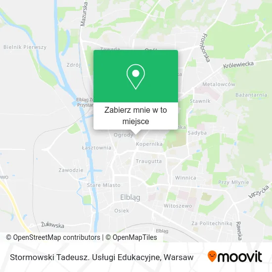 Mapa Stormowski Tadeusz. Usługi Edukacyjne