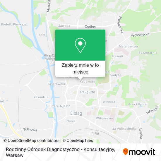 Mapa Rodzinny Ośrodek Diagnostyczno - Konsultacyjny