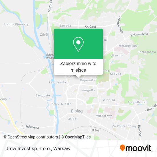 Mapa Jmw Invest sp. z o.o.