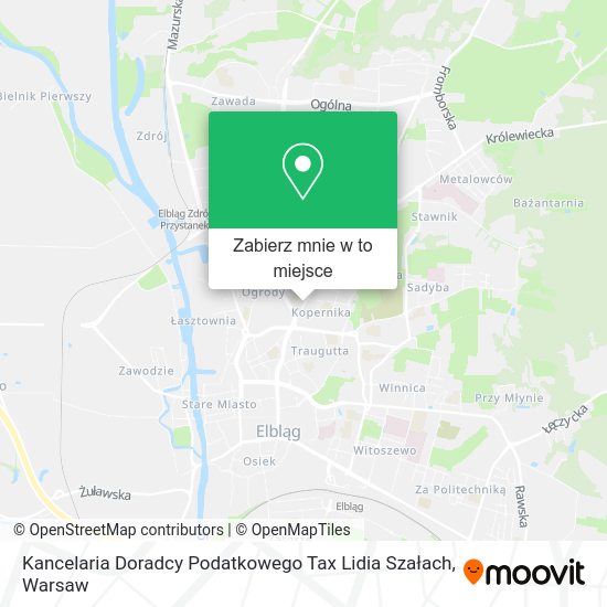 Mapa Kancelaria Doradcy Podatkowego Tax Lidia Szałach