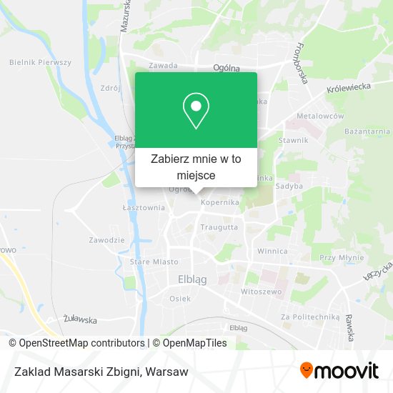 Mapa Zaklad Masarski Zbigni