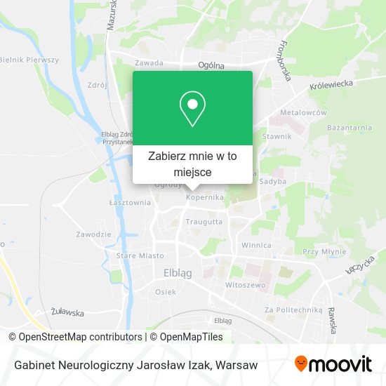 Mapa Gabinet Neurologiczny Jarosław Izak