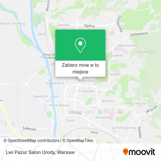 Mapa Lwi Pazur Salon Urody