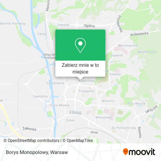 Mapa Borys Monopolowy