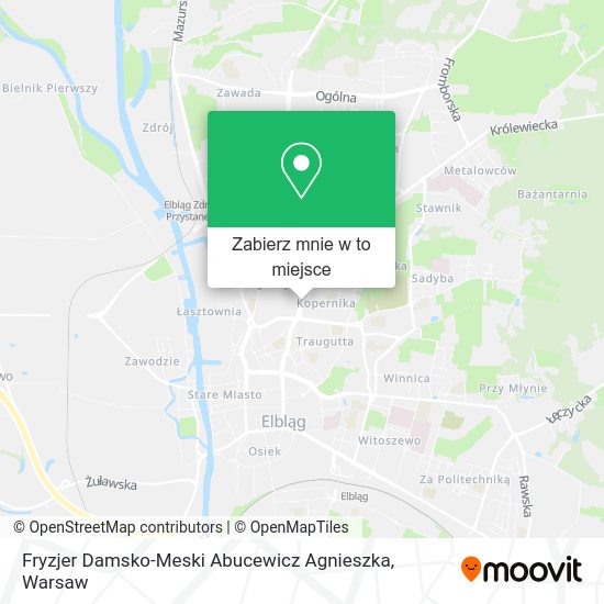 Mapa Fryzjer Damsko-Meski Abucewicz Agnieszka