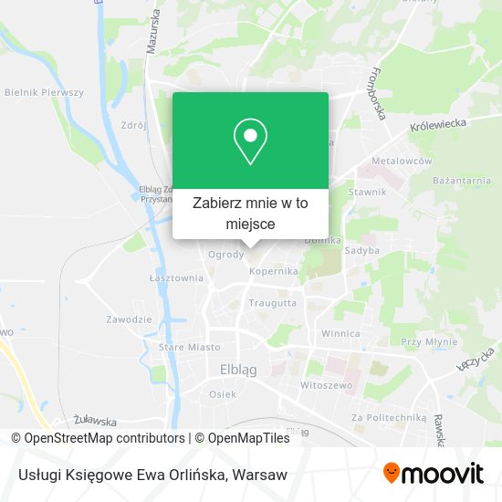 Mapa Usługi Księgowe Ewa Orlińska