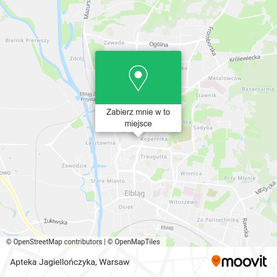 Mapa Apteka Jagiellończyka