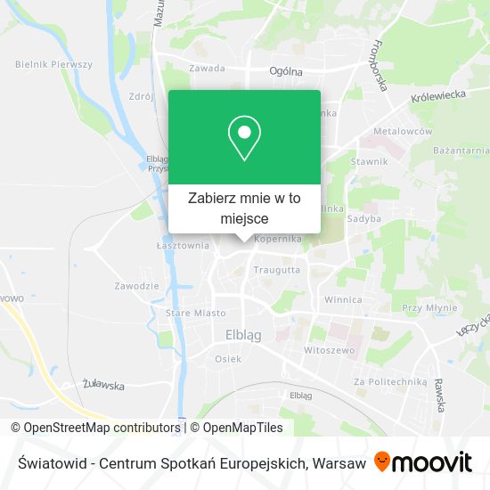 Mapa Światowid - Centrum Spotkań Europejskich