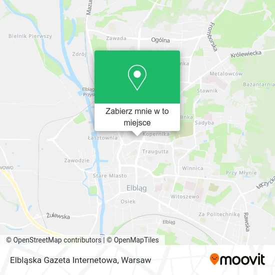 Mapa Elbląska Gazeta Internetowa