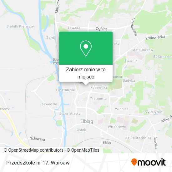 Mapa Przedszkole nr 17