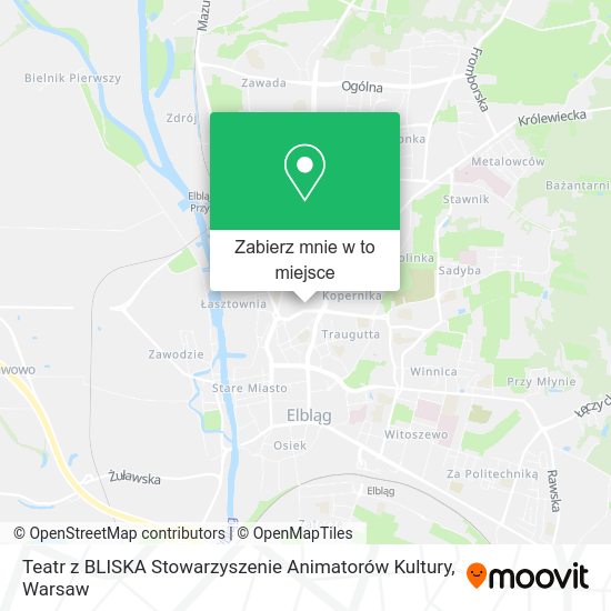 Mapa Teatr z BLISKA Stowarzyszenie Animatorów Kultury