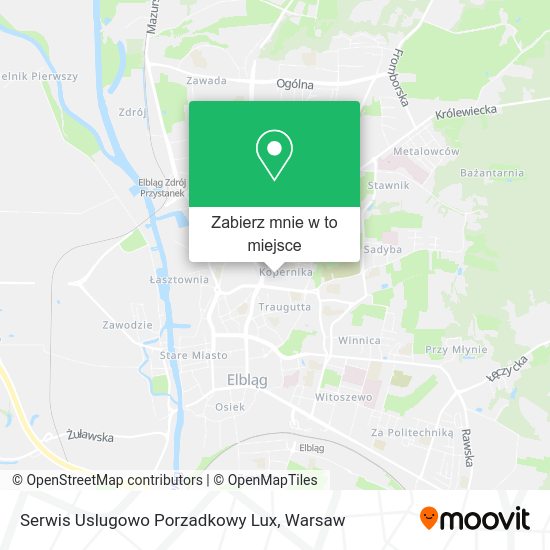 Mapa Serwis Uslugowo Porzadkowy Lux