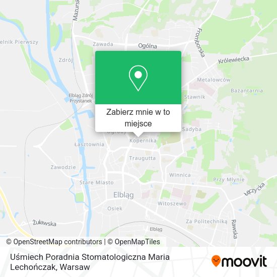 Mapa Uśmiech Poradnia Stomatologiczna Maria Lechończak