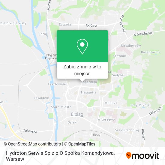 Mapa Hydroton Serwis Sp z o O Spółka Komandytowa