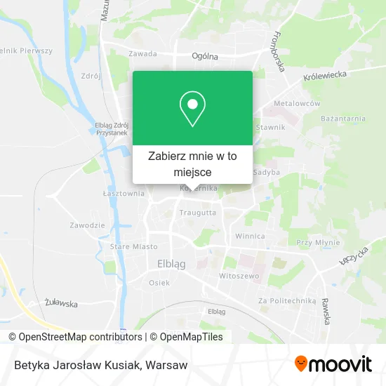 Mapa Betyka Jarosław Kusiak