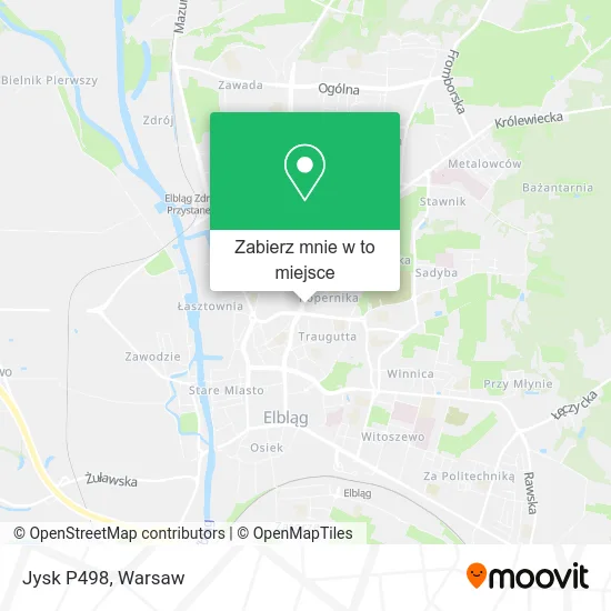 Mapa Jysk P498