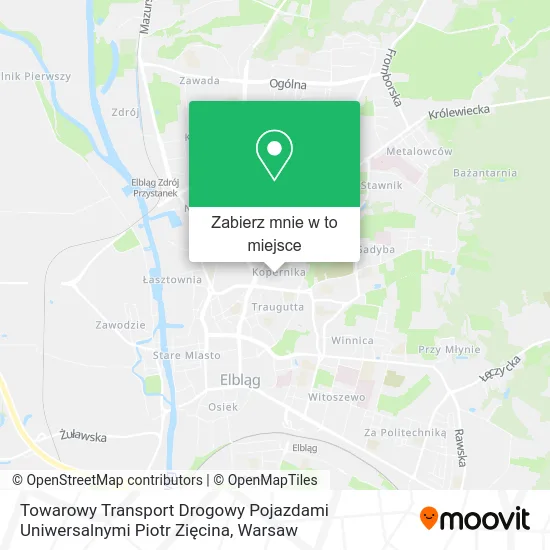 Mapa Towarowy Transport Drogowy Pojazdami Uniwersalnymi Piotr Zięcina