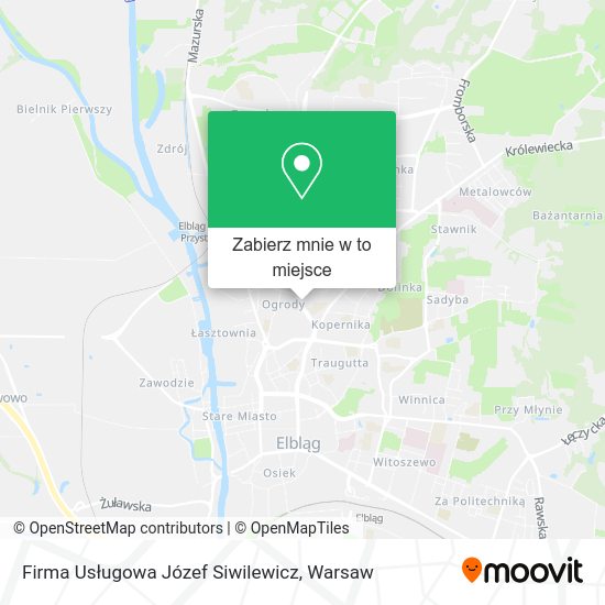 Mapa Firma Usługowa Józef Siwilewicz