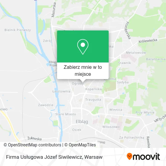 Mapa Firma Usługowa Józef Siwilewicz